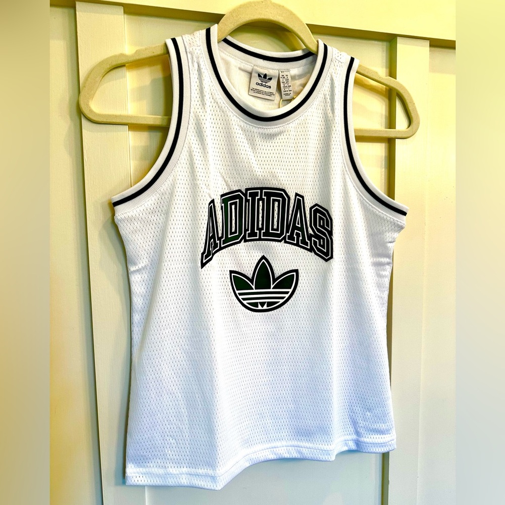 Adidas Originals Jersey with Green & Black Accents, NWT, Boys/Girls Small